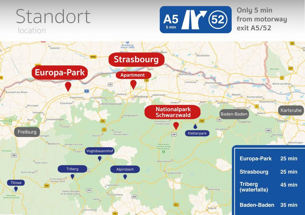 Apartment Strasbourg - Europapark / Wallaston Offenburg Eksteriør bilde